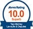 Avvo Rating | 10.0 Superb | Top Attorney